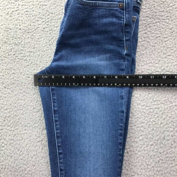 MADEWELL Womens Size 26 Medium Wash 9" Mid Rise Skinny Stretch Denim Jeans - Picture 14 of 16